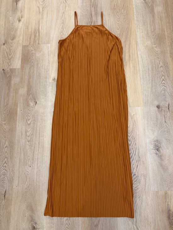 a new day Rust-Brown Pleated Maxi Dress - Picture 5 of 6